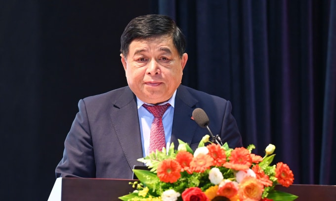 Phó Thủ tướng Nguyễn Chí Dũng phát biểu tại Hội nghị tổng kết năm 2025 của Bộ Khoa học và Công nghệ. Ảnh: Lưu Quý