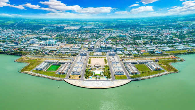 Dự án khu đô thị lấn biển tại Rạch Giá của tập đoàn Phú Cường. Ảnh: Tập đoàn Phú Cường