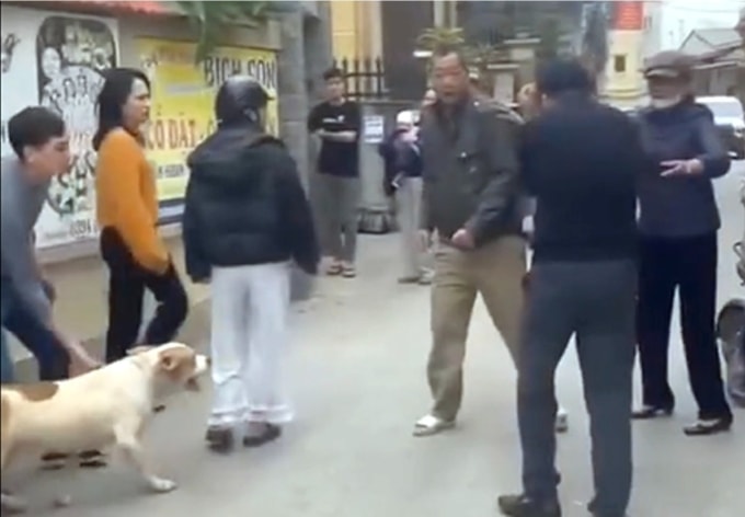 Hiện trường sự việc. Ảnh: Cắt từ video