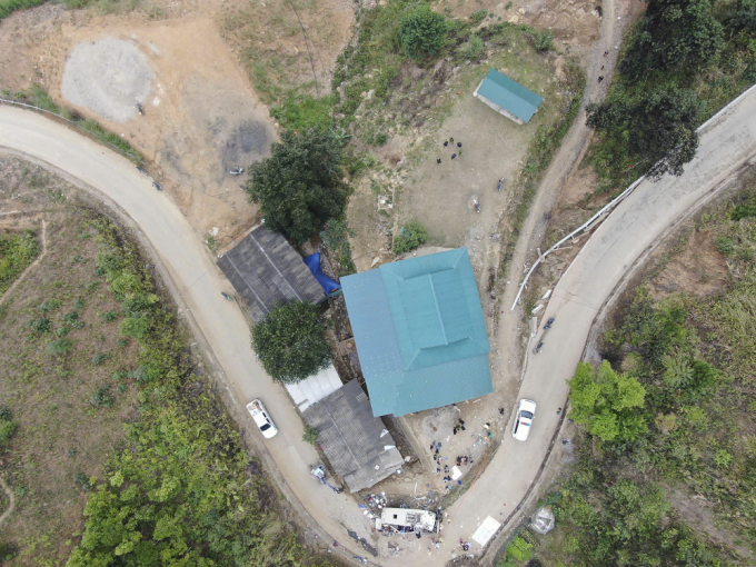 Vị trí tai nạn nhìn từ trên cao. Ảnh: CACC