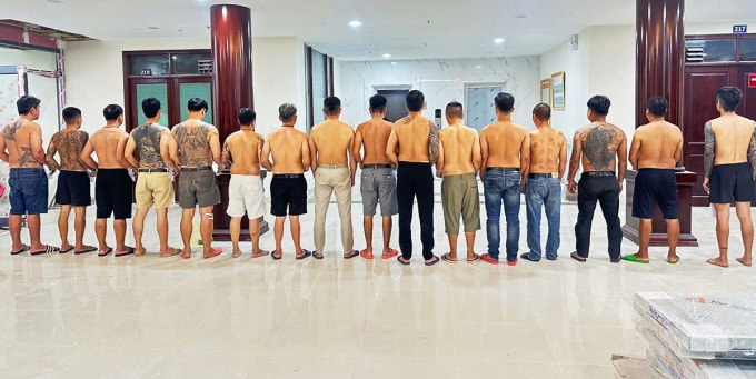 C02 xác định nhóm giang hồ hoạt động tội phạm xuyên biên giới. Ảnh: Bộ Công an