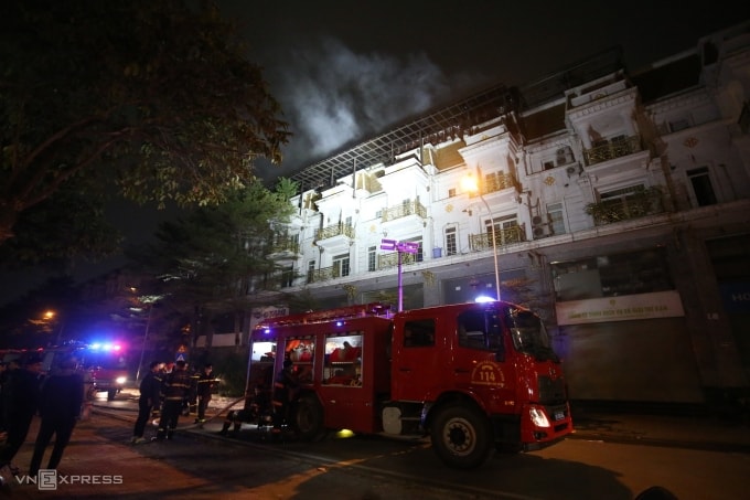 Hiện trường vụ cháy. Ảnh: Việt An