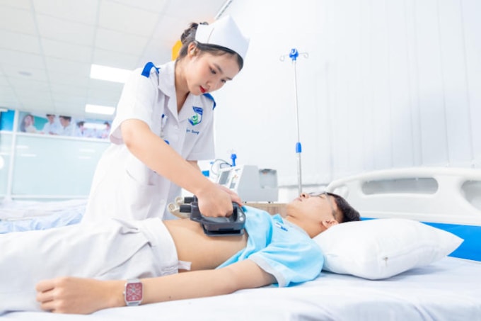 Sinh viên Đại học Công nghệ TP HCM. Ảnh: HUTECH