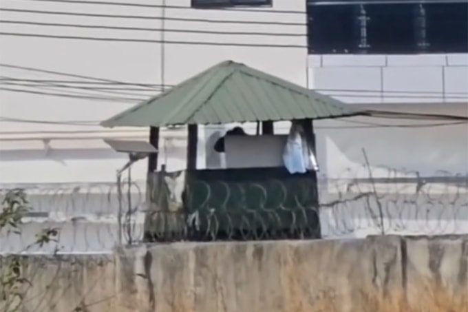 Nơi hoạt động của băng nhóm lừa đảo tại Myanmar. Ảnh: Công an cung cấp