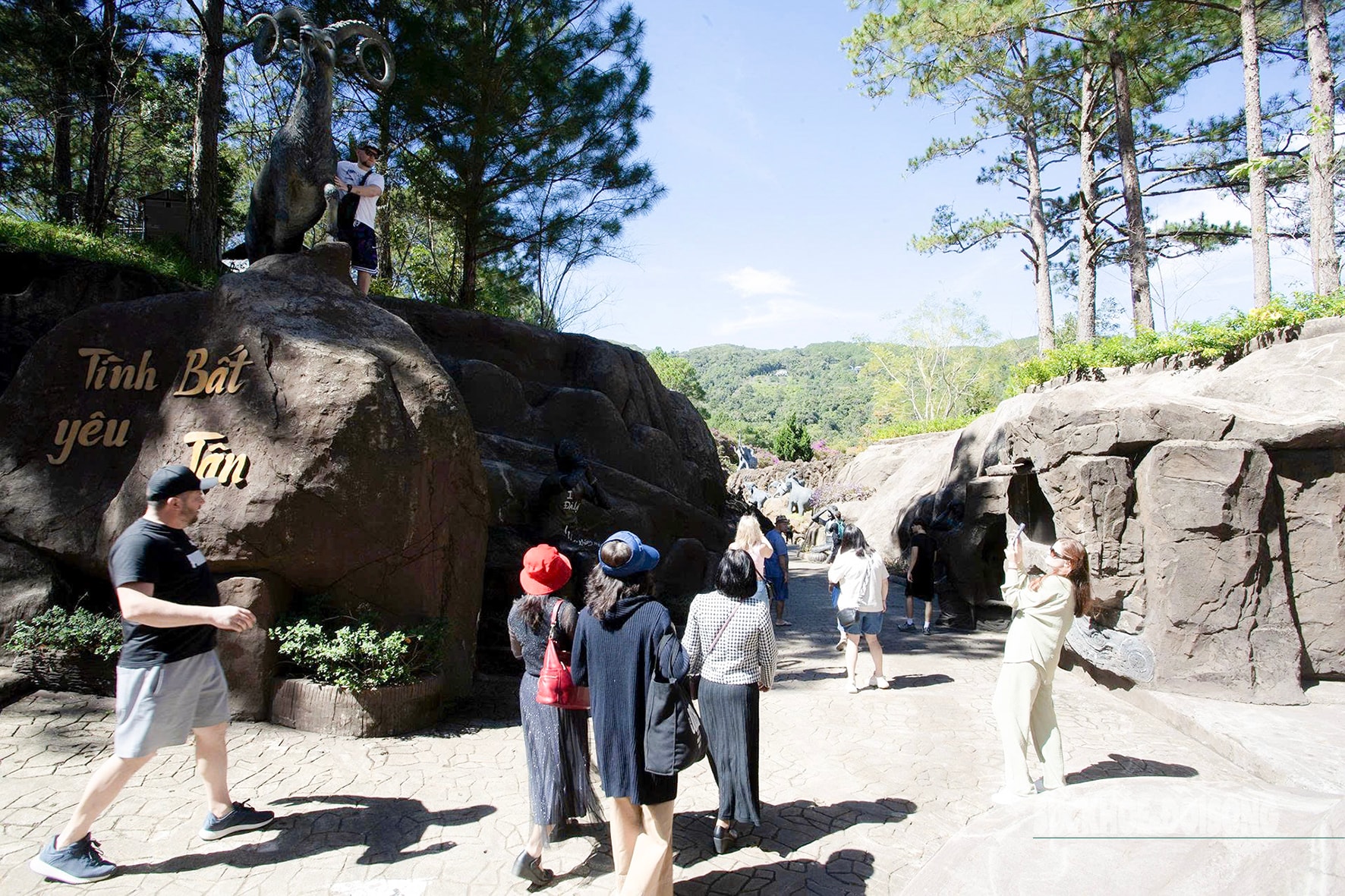 Du khách quốc tế khám phá 'bảo tàng ký ức' bằng đất giữa rừng thông- Ảnh 3.