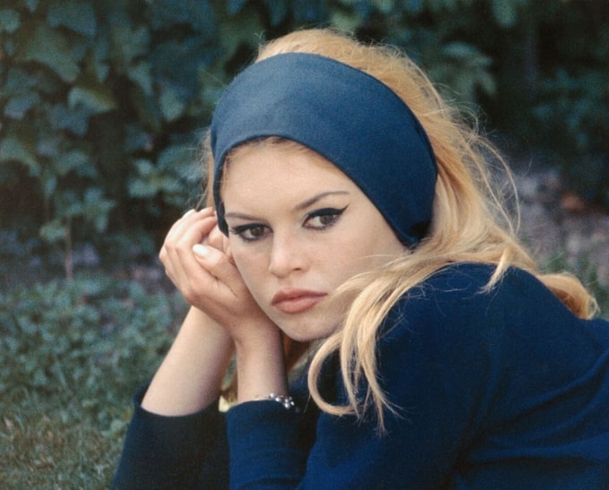 Brigitte Bardot trên phim trường Contempt năm 1963. Ảnh: Rome Paris Films
