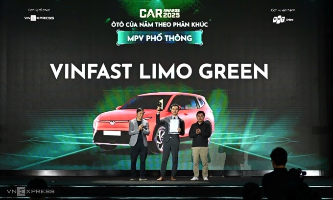 Ôtô của năm phân khúc MPV phổ thông thuộc về VinFast Limo Green. Ảnh: Minh Quân