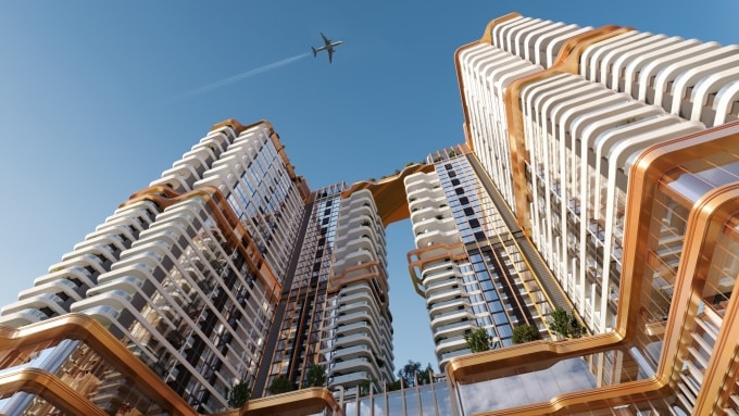 Cầu Khởi Nguyên là điểm nhấn của công trình. Ảnh: The Rey Edition