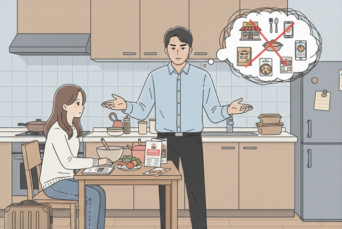 Chia tay bạn gái thích đi ăn hàng hoặc order về vì sợ ám mùi dầu mỡ