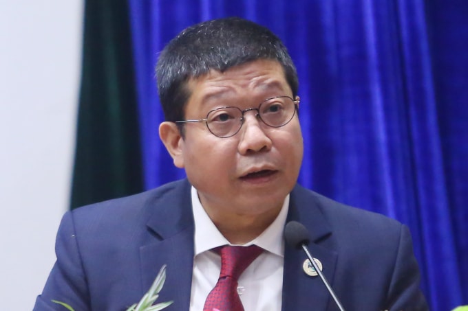 Ông Phạm Gia Bảo, Cục phó phòng chống rửa tiền, Ngân hàng Nhà nước. Ảnh: Phạm Dự