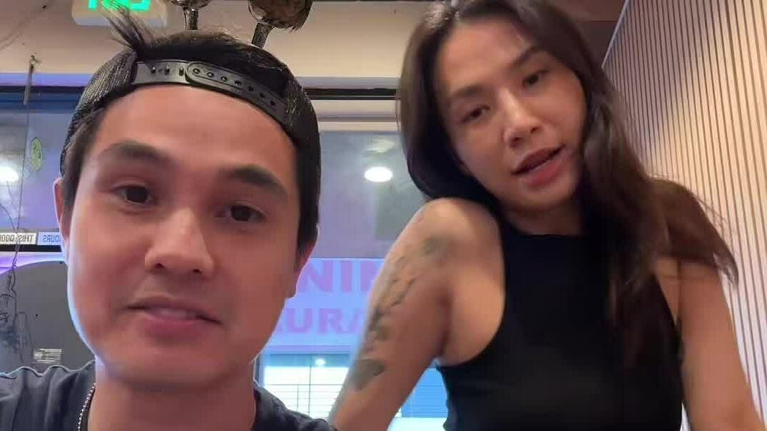 Vợ chồng Baggio quay video theo trend TikTok