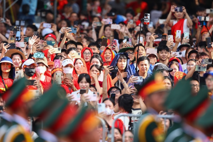 Diễu binh, diễu hành A80 trong ngày Quốc khánh, tháng 9/2025. Ảnh: Quỳnh Trần