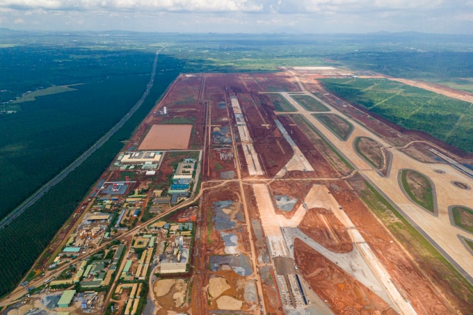 Hình hài các hạng mục sân bay Long Thành. Ảnh: Phước Tuấn