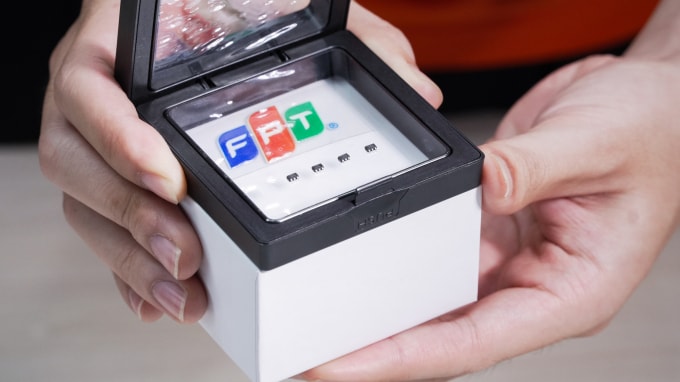 Mẫu chip nguồn do FPT sản xuất. Ảnh: