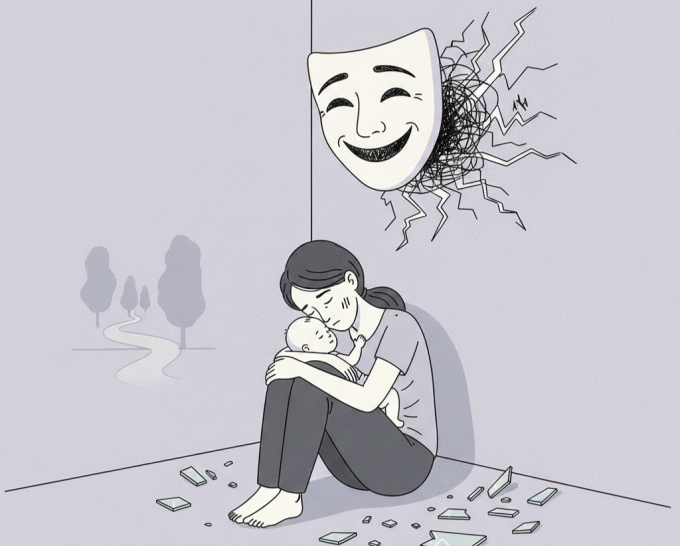 Anh đánh tôi đang ôm con vì bé làm ảnh hưởng đến cô bồ