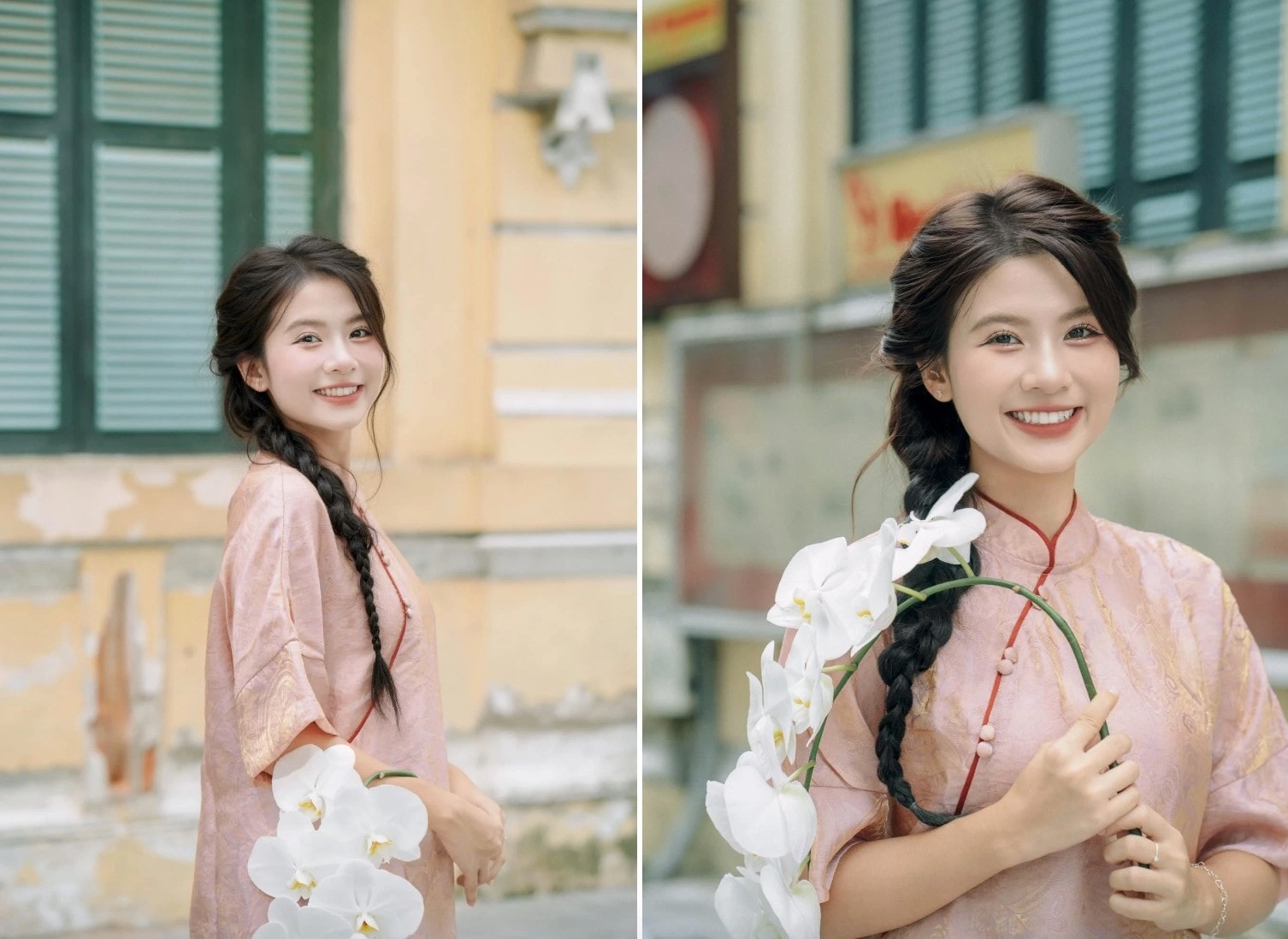 Cô đam mê nghệ thuật từ nhỏ, 14 tuổi đã thi vào Trung cấp Thanh nhạc của trường Cao đẳng Nghệ thuật Hà Nội, sau đó theo học Đại học Sân khấu - Điện ảnh Hà Nội ngành Diễn viên kịch, điện ảnh - truyền hình.