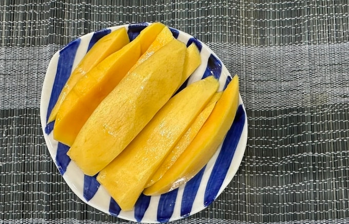 Xoài có hàm lượng đường và chỉ số đường huyết cao. Ảnh: Anh Chi