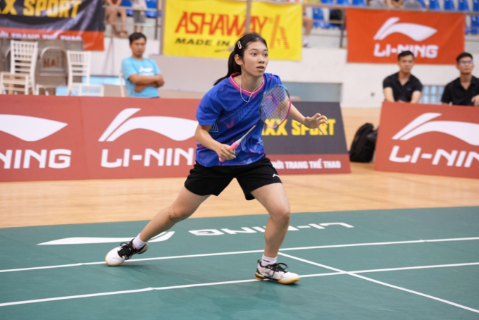 Nguyễn Thị Thu Huyền leo top hơn 700 bậc chỉ sau 2 giải đấu quốc tế tại Bangladesh. Ảnh: Li-Ning