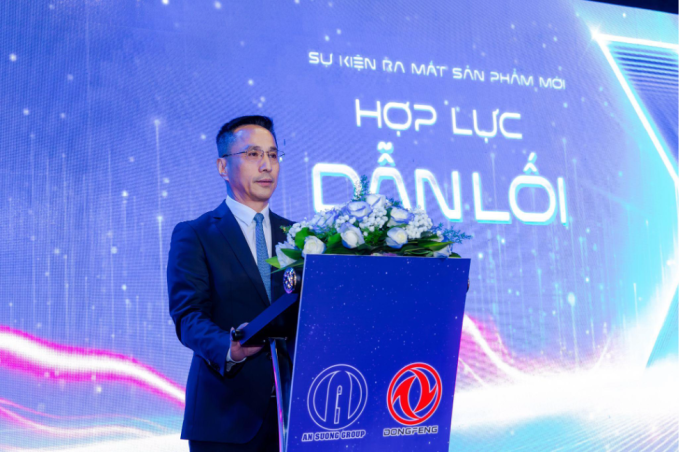 Ông Vương Long, Chủ tịch HĐQT tập đoàn Dongfeng tại sự kiện. Ảnh: An Sương