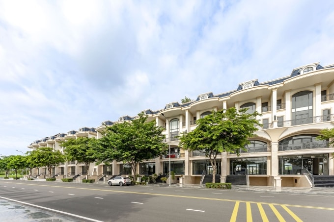 Thiết kế nhà ở tại dự án theo hướng hiện đại, sang trọng. Ảnh: VPG