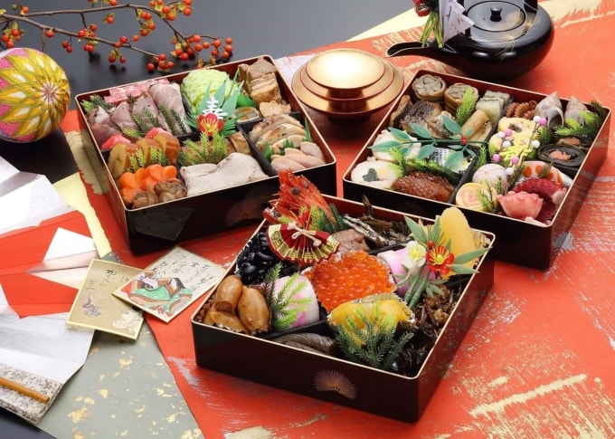 Bộ món ăn mừng năm mới Osechi-ryori. Ảnh: medium