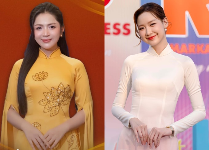 Ca sĩ Duyên Quỳnh (trái) và hoa hậu Bảo Ngọc. Ảnh: Nhân vật cung cấp