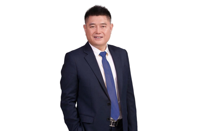 Ông Nguyễn Đức Thụy, Quyền tổng giám đốc Ngân hàng Sài Gòn Thương Tín. Ảnh: Sacombank