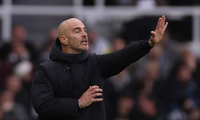 HLV Enzo Maresca trong trận Chelsea gặp Newcastle trên sân St James Park, thành phố Newcastle Upon Tyne, Vương quốc Anh ngày 20/12/2025. Ảnh: Reuters