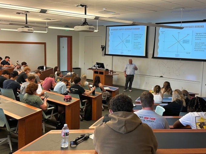 Một lớp học tại Đại học Wyoming, Mỹ. Ảnh: University of Wyoming.