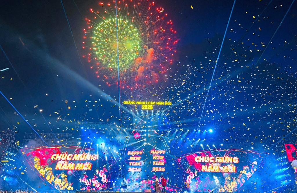 Bùng nổ cảm xúc chào năm mới 2026 tại Hải Phòng, Quảng Ninh- Ảnh 3.