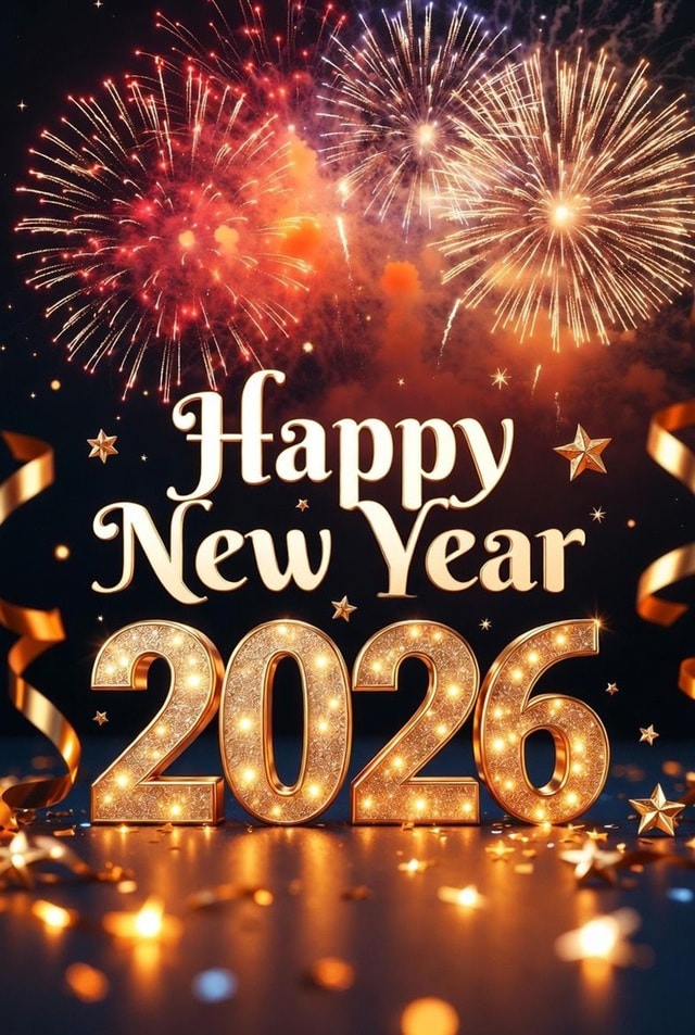 Những mẫu thiệp chúc mừng năm mới 2026 đẹp nhất- Ảnh 8.