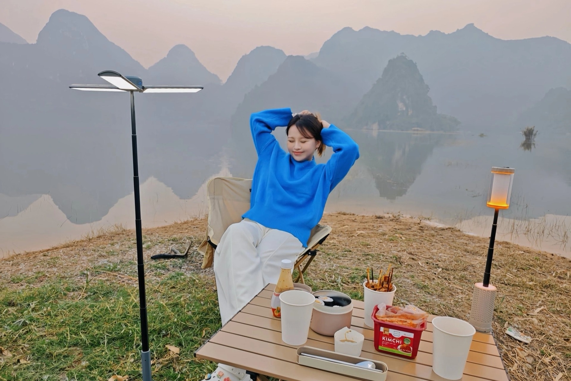 Điểm cắm trại đẹp ở Hà Nội, cách phố chỉ 40km, được ví như Hạ Long thu nhỏ - 4