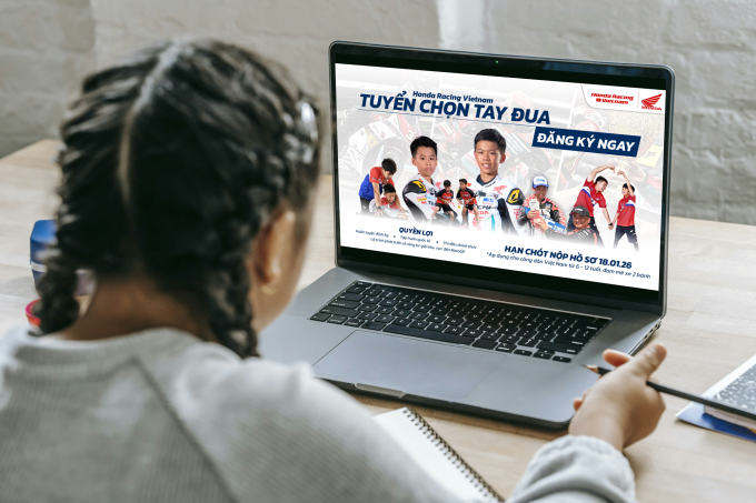 Chương trình tìm kiếm tài năng trẻ của Honda Racing Vietnam. Ảnh: Honda