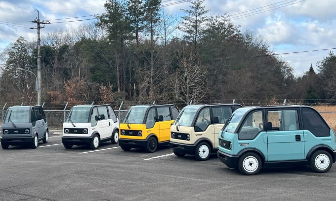 Những chiếc Mibot đầu tiên đã được KG giao đến khách hàng. Ảnh: Kote