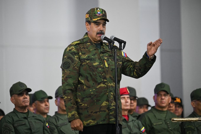 Tổng thống Venezuela Nicolas Maduro tại Caracas hồi tháng 11/2025. Ảnh: AFP