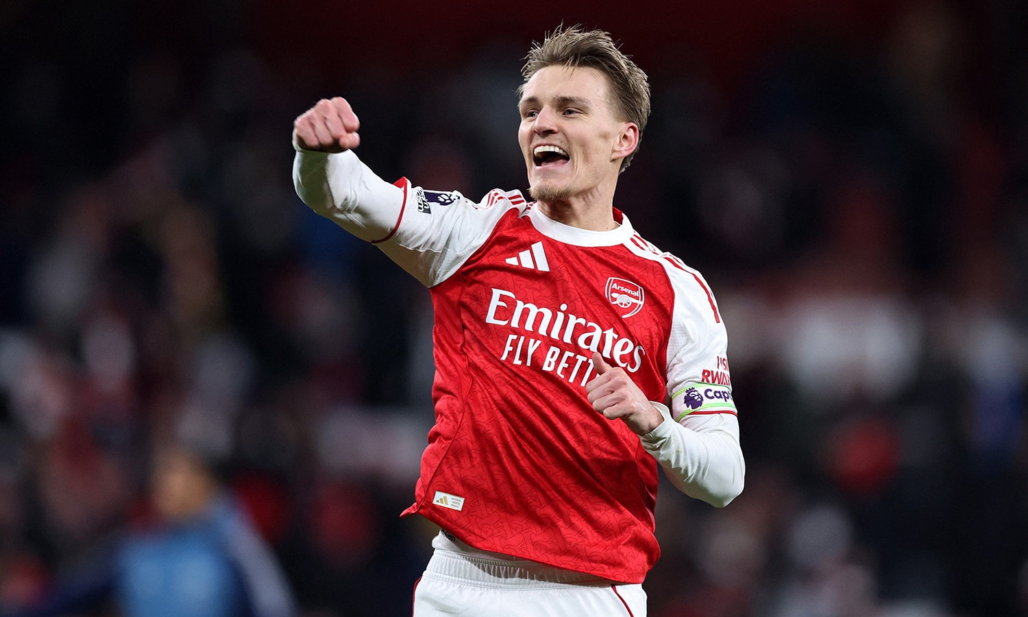 Arsenal đứng đầu bảng xếp hạng giải Ngoại Hạng Anh trước khi bước vào vòng 20. (Ảnh: Reuters)