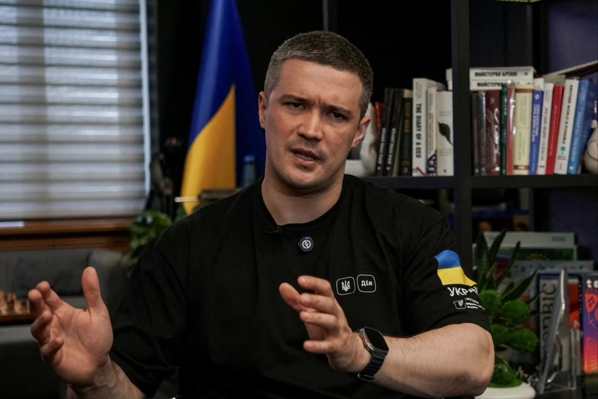 Phó Thủ tướng thứ nhất Ukraine Mykhailo Fedorov. (Ảnh: Reuters)