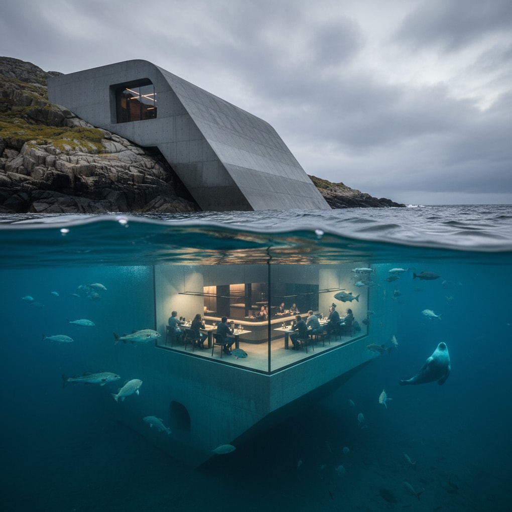 Bữa tối xa xỉ dưới biển Na Uy: Hơn 10 triệu đồng, đặt chỗ trước nhiều tháng - 1