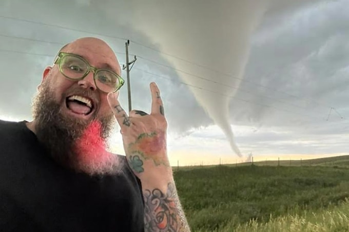 Nhà săn bão chuyên nghiệp Edgar ONeil. Ảnh: Edgar ONeil