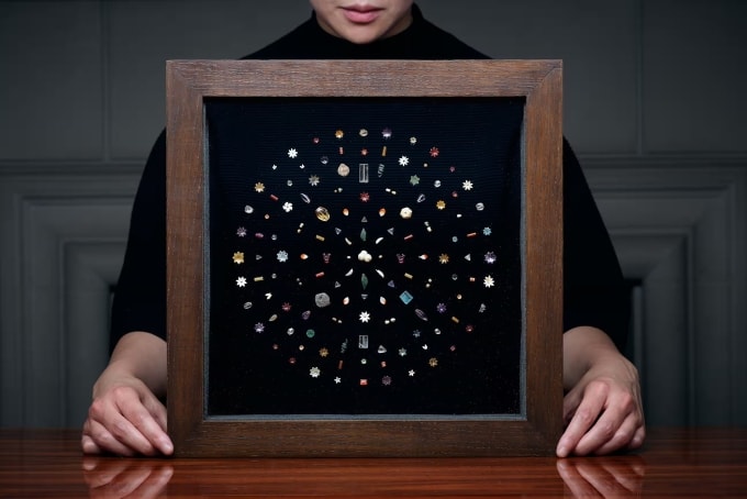 Bộ sưu tập đá quý Piprahwa của Đức Phật. Ảnh: Sothebys