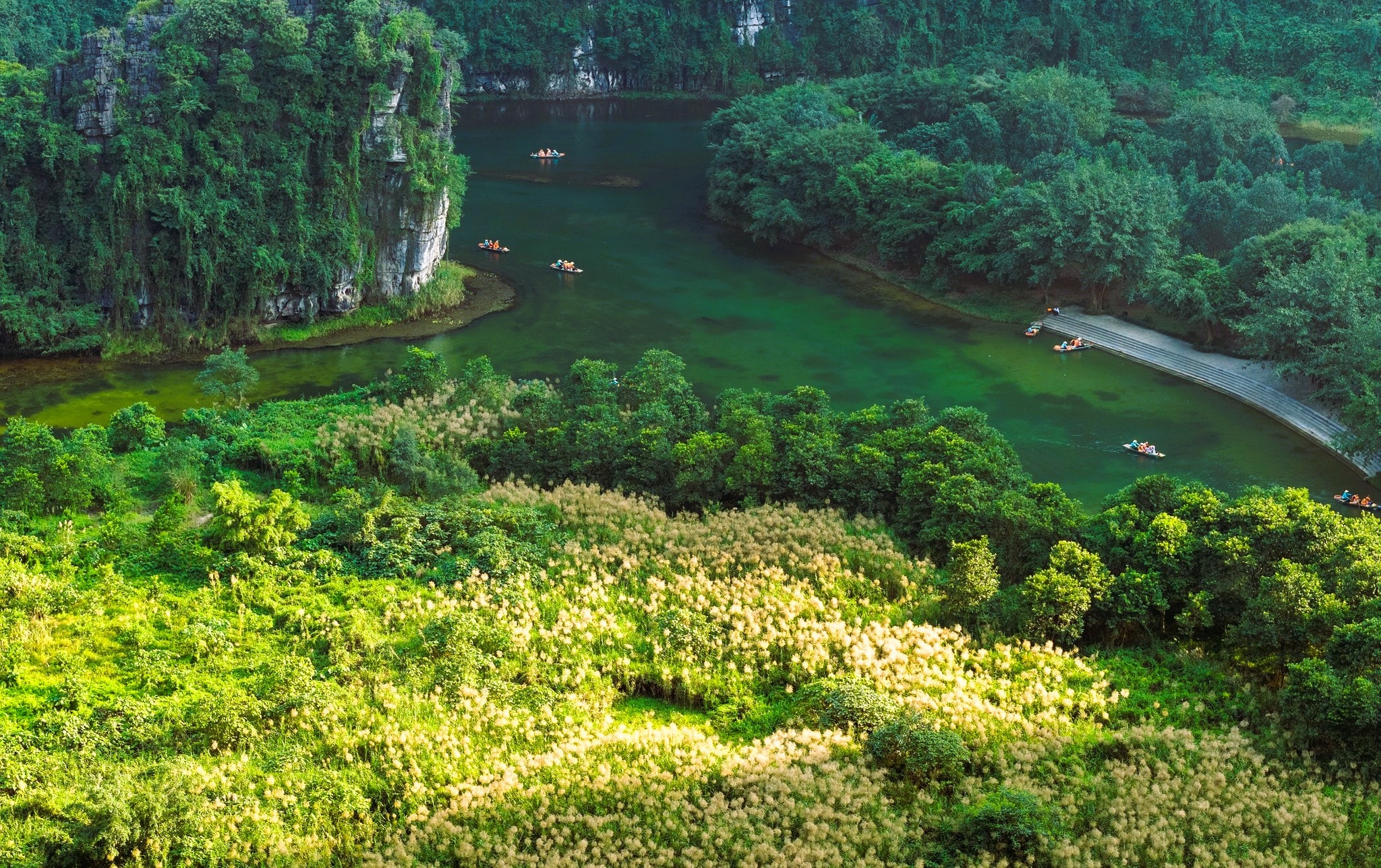 Tràng An say đắm lòng người mùa lau sậy trổ bông - Ảnh 14.