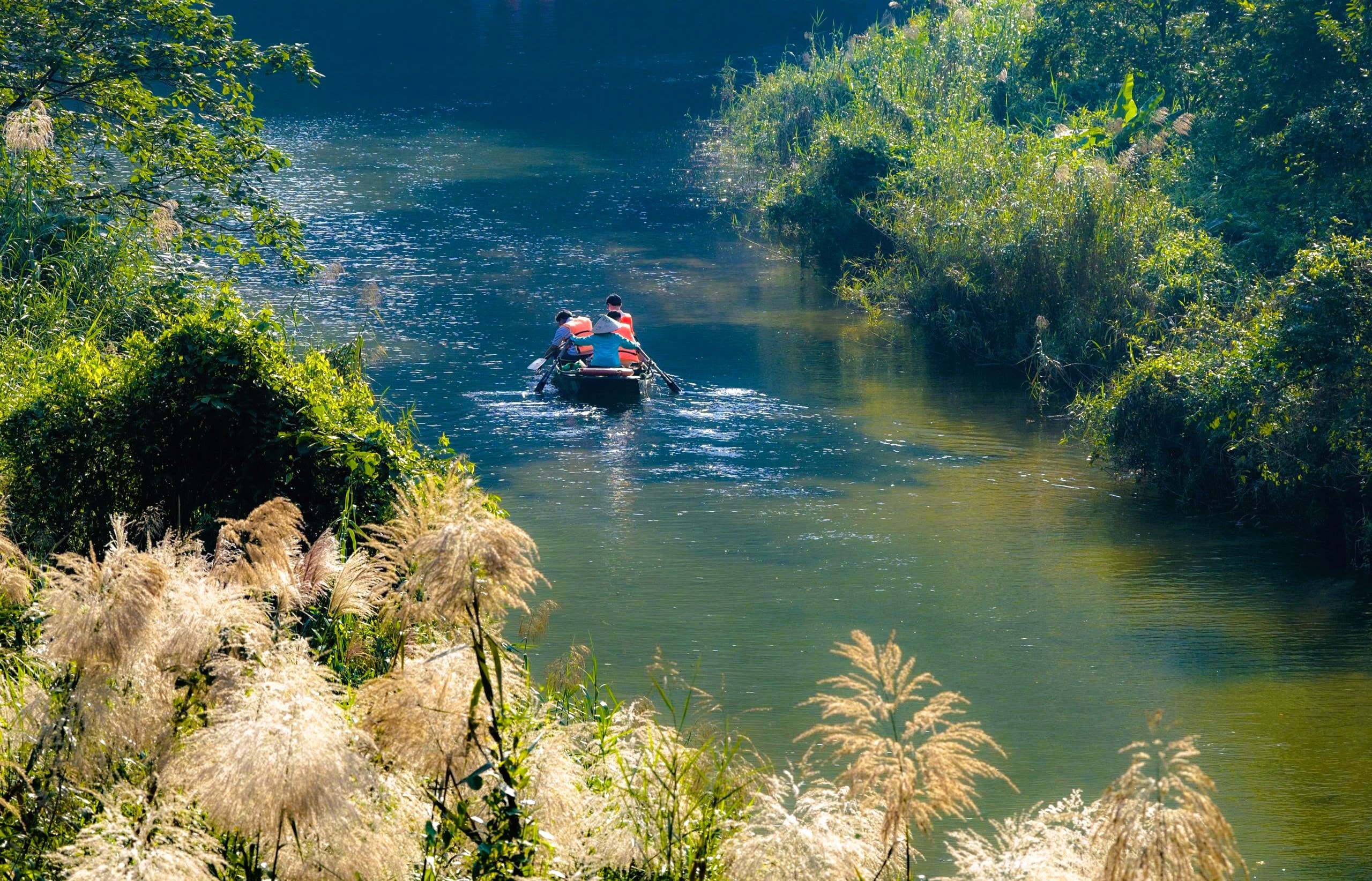 Tràng An say đắm lòng người mùa lau sậy trổ bông - Ảnh 7.