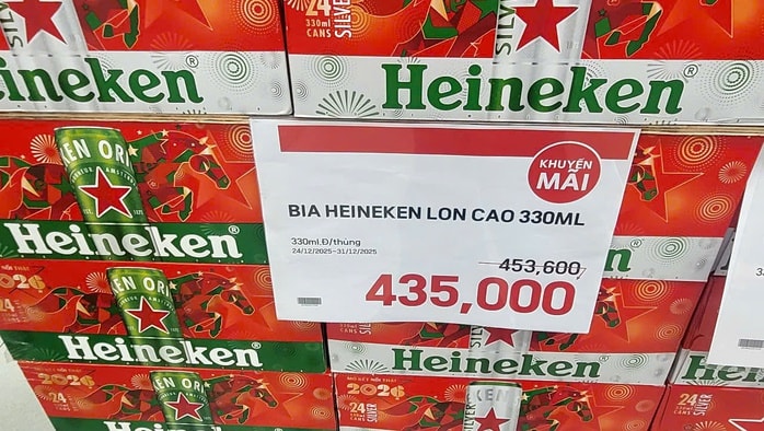 Bia Tết 2026 khuyến mãi hấp dẫn nhưng vẫn ế khách trong mùa lễ hội - Ảnh 4.