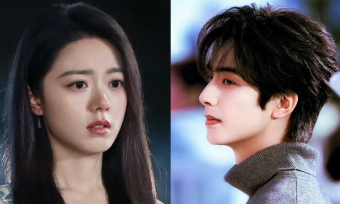 Diễn viên Triệu Kim Mạch (trái) và Tống Uy Long trong Tôi như ánh dương rực rỡ. Ảnh: Tencent Video