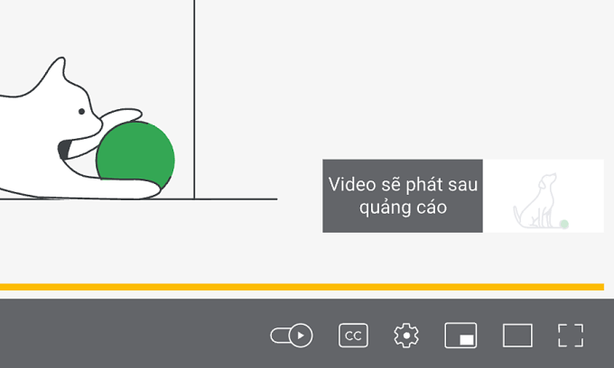 Một demo dịch vụ quảng cáo video. Ảnh chụp màn hình