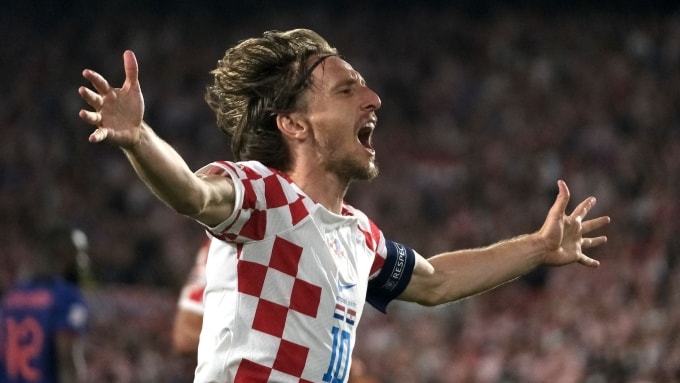 Modric và các đồng đội ở đội tuyển Croatia từng gây bất ngờ khi vào đến chung kết World Cup 2018.