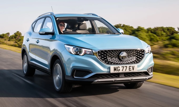 MG ZS bản thuần điện tại Anh. Ảnh: Top Gear