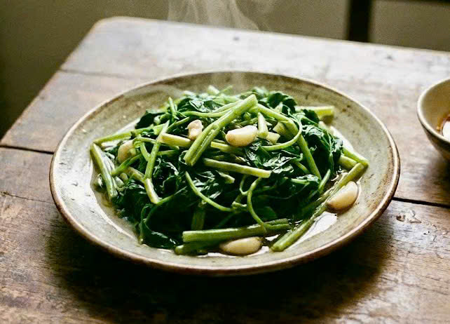 Người trưởng thành có thể ăn rau lang 3-4 bữa mỗi tuần. Ảnh: Trọng Nghĩa