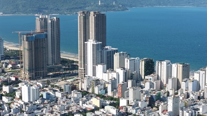 Các dự án bất động sản ven biển tại Đà Nẵng. Ảnh: Nguyễn Đông