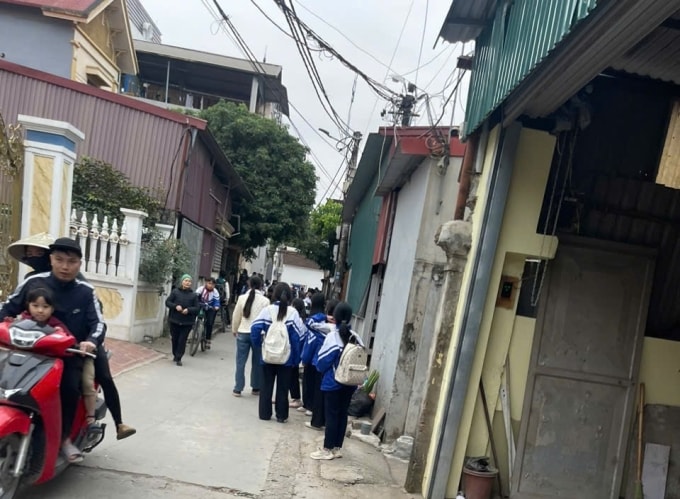 Khu vực xảy ra vụ nổ. Ảnh: Minh Hồng